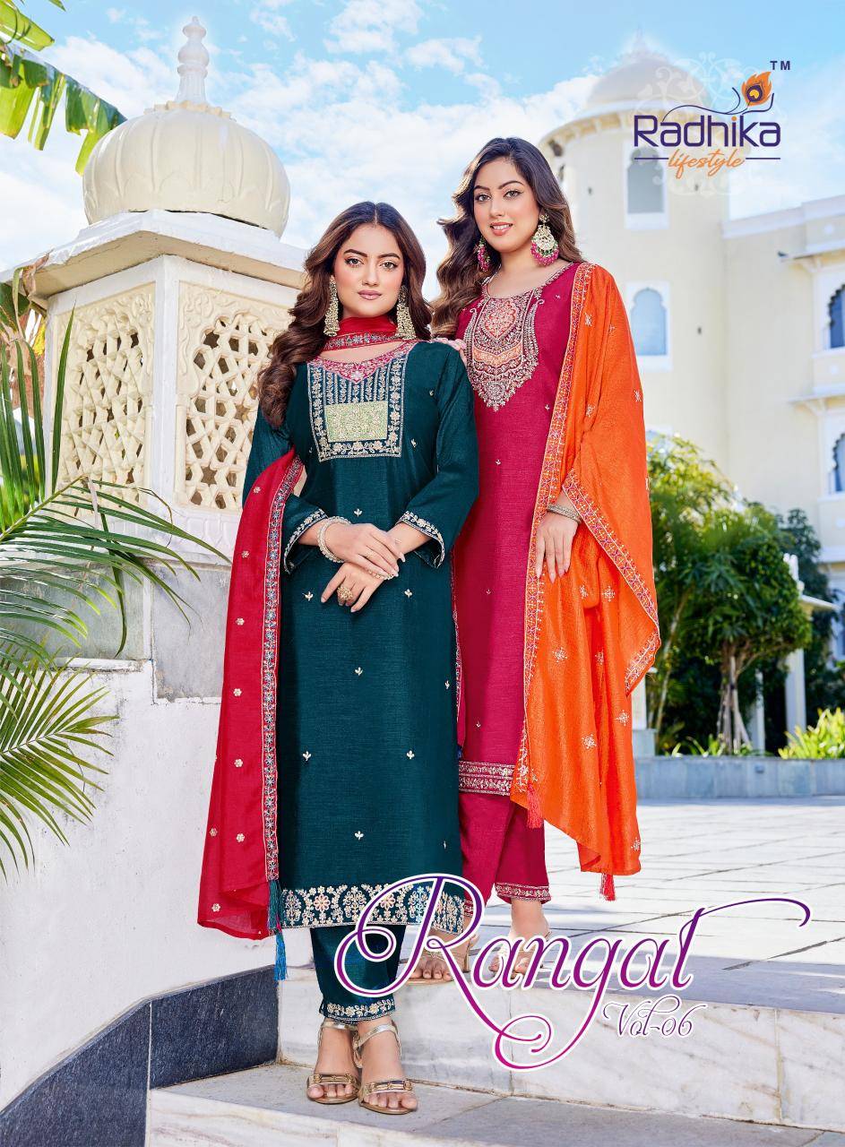 Radhika rangat vol 6 Designer Kurtis wholesale price